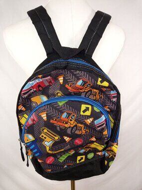 Kid's Boys/Girls Black Blue Gray Backpack